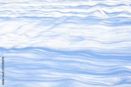 Fresh sparkling snow diagonal blue tone close-up, perfect as a winter season background or texture