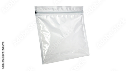 Clear Resealable Plastic Bag – Empty Zip Lock Pouch for Storage and Protection Isolated on Transparent