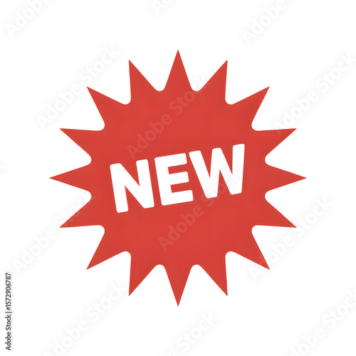 New Label collection set. Sale tags. Discount red ribbons, banners and icons. Shopping Tags. Sale icons. Red isolated on transparent white background