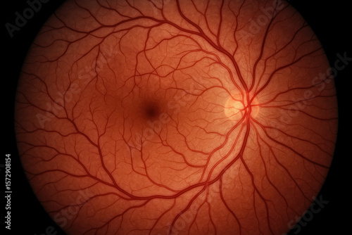 Retinal Scan - Medical Illustration