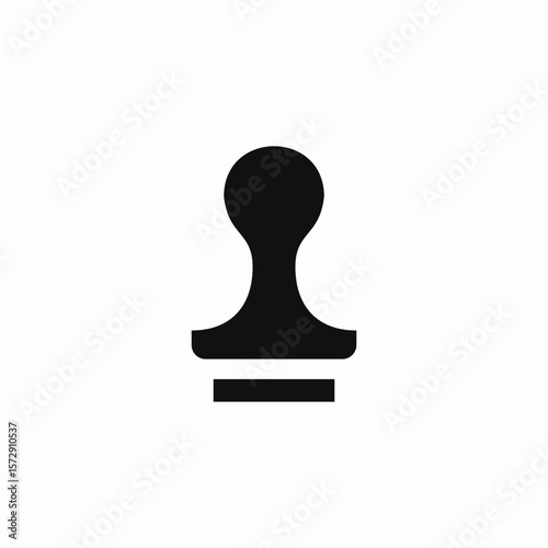 document seal icon sign vector