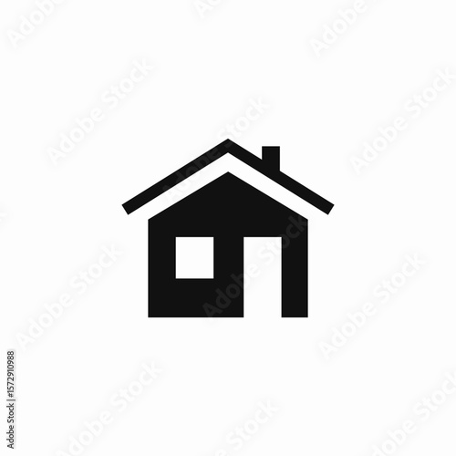 family home icon sign vector