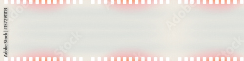 abstract gray & red retro film strip panoramic texture