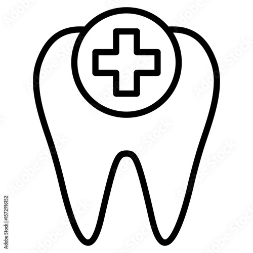 Dental Care Outline Icon