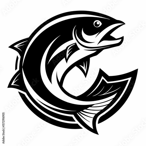 fish tattoo vector