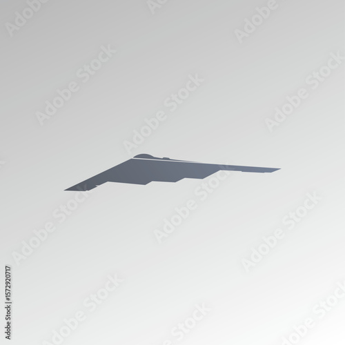 B2 bomber silhouette