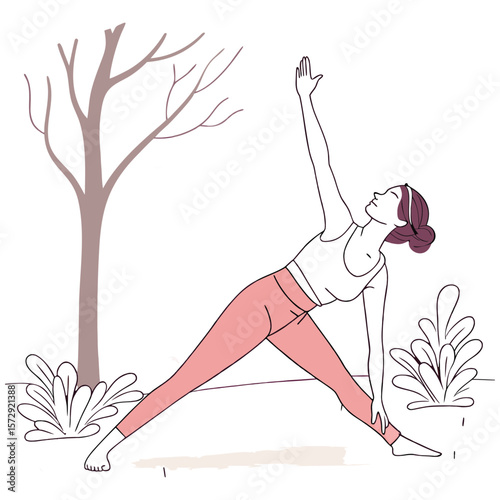 Fitness & Health Lifestyle Vector