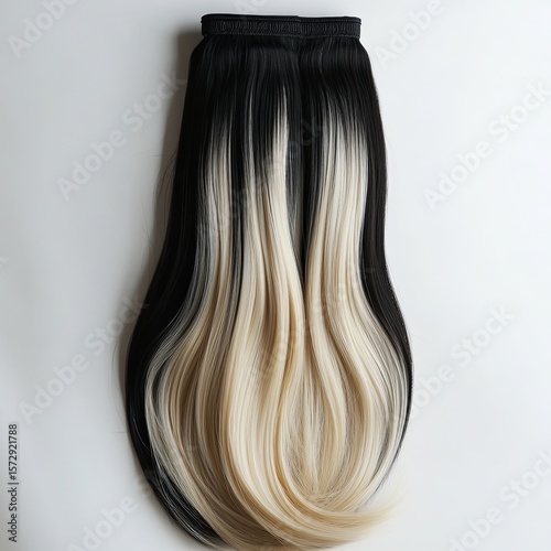 Wallpaper Mural single piece clip in straight black mixed blonde piano color synthetic hair extensions Torontodigital.ca
