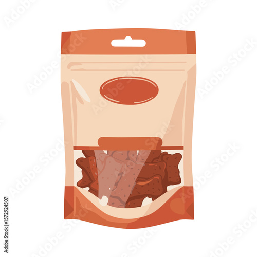 Brown Dog Treats in Branded Pouch Packaging