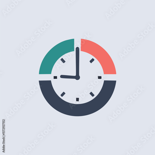 Clock face segments