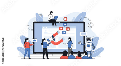 Attracting audience engagement with digital marketing strategies and automation tools for business growth