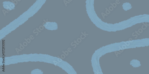 Vector illustration of abstract background of irregular curved line pattern in light blue with dark blue background in authentic vintage trendy style is very good to be used for poster decoration, wal