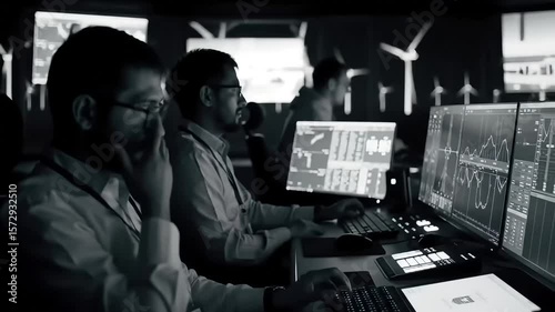 Renewable Energy Control Room: Monitoring Wind Power