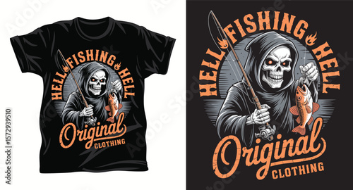 Fishing graphic vactor t shirt design art