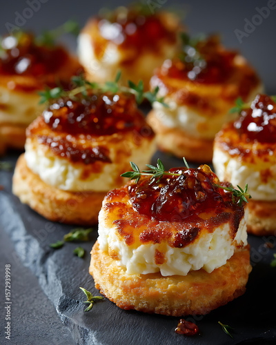 Wallpaper Mural Rustic Gourmet Cheesy Biscuits: Savory Hors d'Oeuvres with Flaky Texture and Thyme Torontodigital.ca