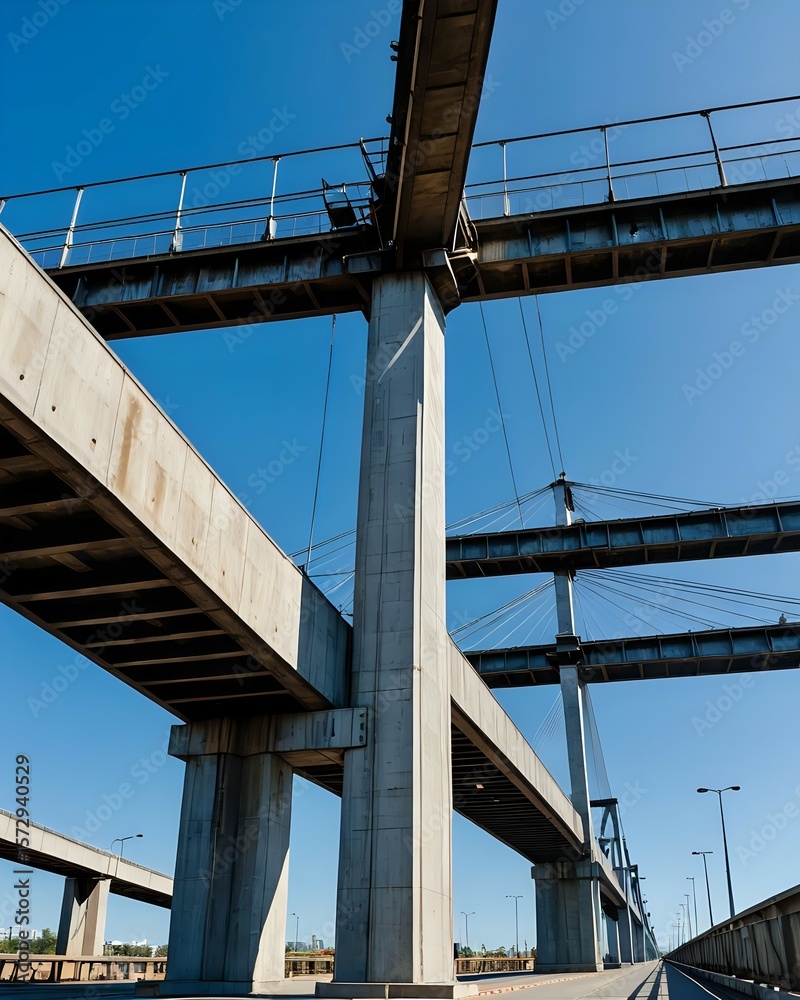 Fototapeta premium cable car bridge