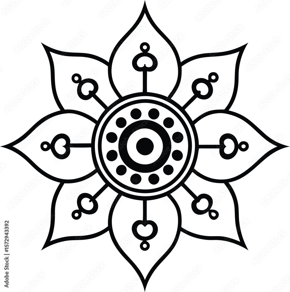Obraz premium mandala design