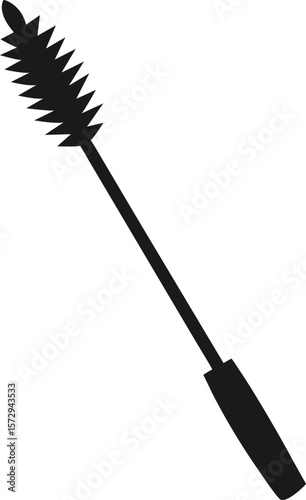 mascara wand with sketchy strokes 