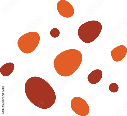 scattered pebbles