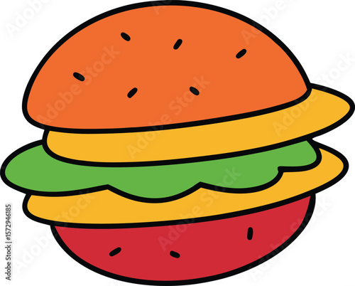 spinning burger