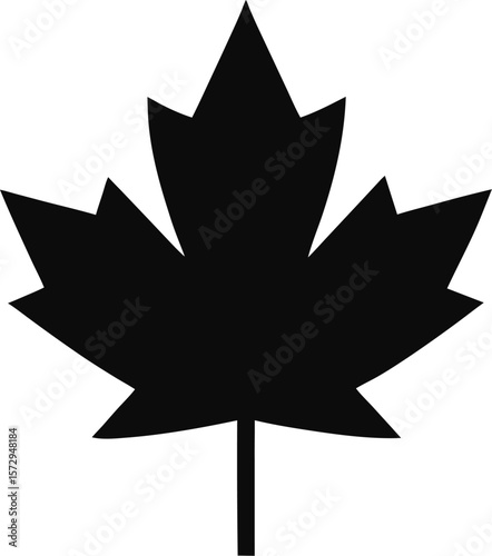 triple tip maple silhouette