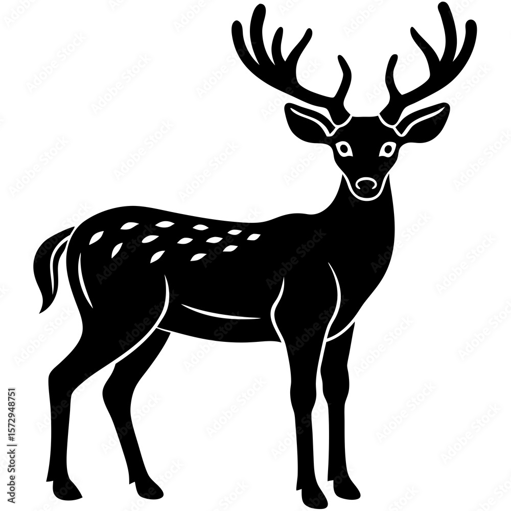 Fototapeta premium deer vector illustration