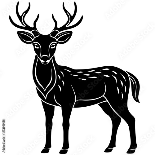 deer silhouette vector