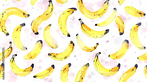 banana seamless pattern