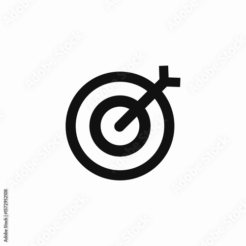 goal target icon sign vector