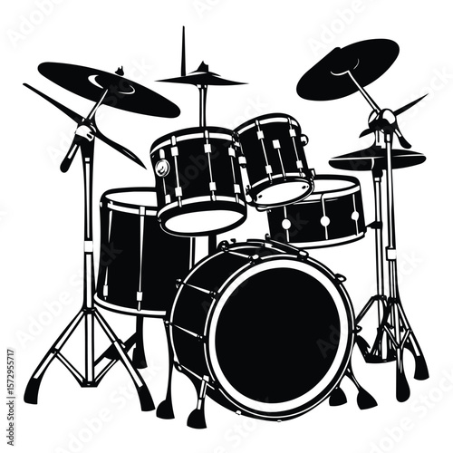 drum set vector