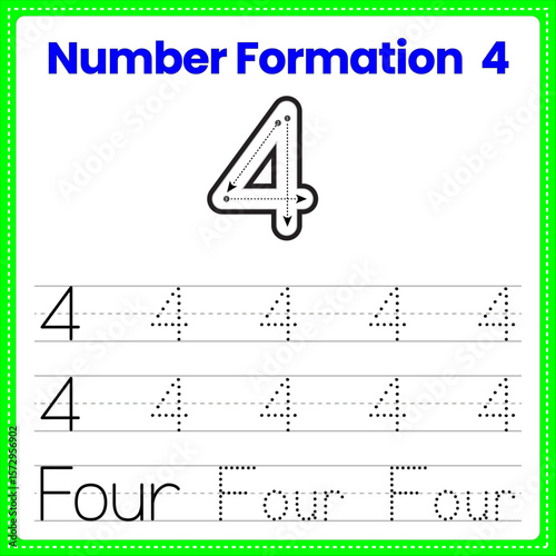 Number 4 Tracing Worksheet for Kids – Learn to Write and Recognize Four
number 4 tracing

trace number 4

number four worksheet

learn to write 4
