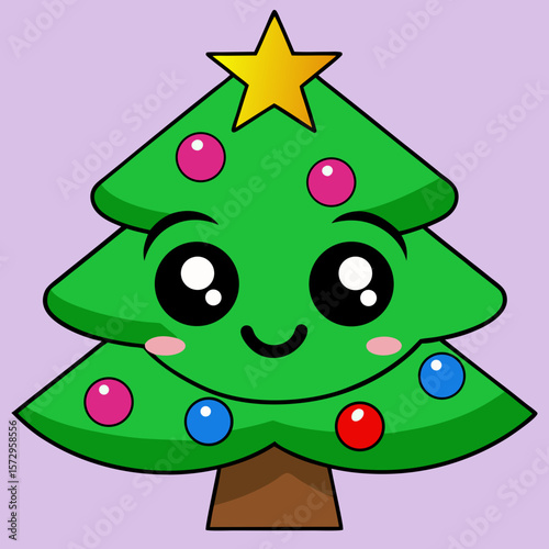 green christmas tree decorated according to all 2026 trends