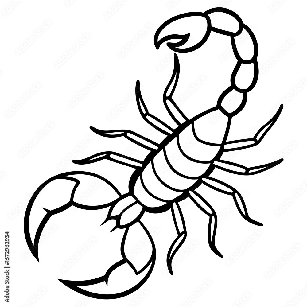 Fototapeta premium Venomous Line Art