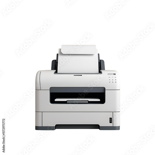 printer isolated on white background