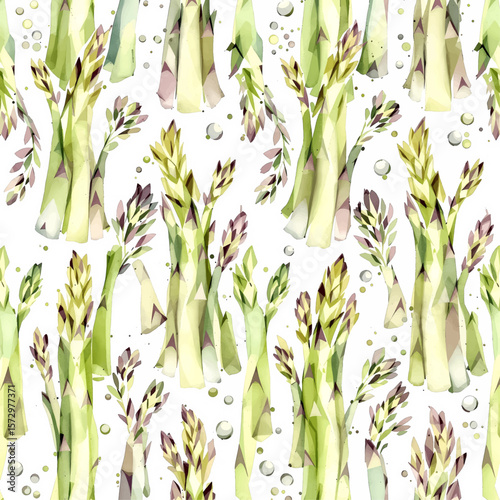 seamless pattern green spinach