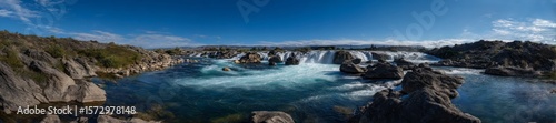 Stunning cascading waterfalls nature hdr 360 degrees scenic view