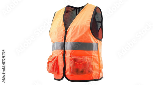 Cooling vest for heat stress safety background isolated on a Transparent background, PNG file.
