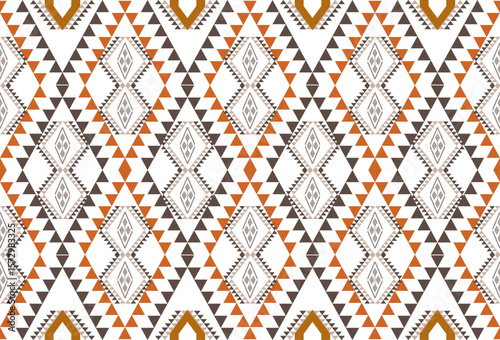 abstract Traditional geometric ethnic fabric pattern ornate elements with ethnic patterns design for textiles, rugs, clothing, sarong, scarf, batik, wrap, embroidery, print, curtain, carpet, wallpaper