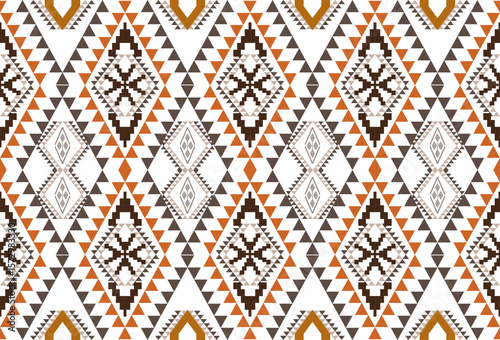 abstract Traditional geometric ethnic fabric pattern ornate elements with ethnic patterns design for textiles, rugs, clothing, sarong, scarf, batik, wrap, embroidery, print, curtain, carpet, wallpaper