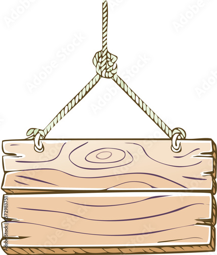 wooden sign board hang on a rope, wood blank panel, cutout png.billboard, wooden, wood grain, signage, banner, woodwork, copy space, cut-out, panel, signs, rustic, signboard, weathered, blank, vector.