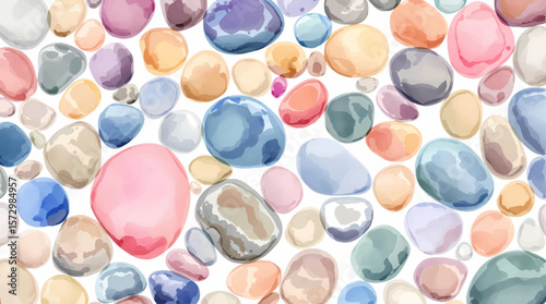 close up of colorful beads