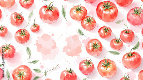 tomatoes on a white background