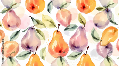 colorful pear background