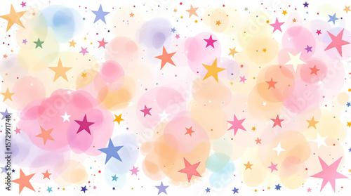 abstract star watercolor background