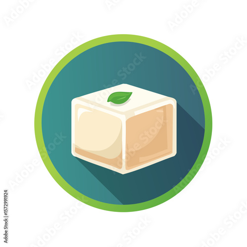 Tofu Isolated on a Transparent Background 