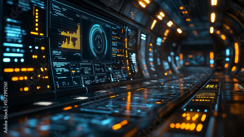 Digital AI interface monitoring real-time sensor data