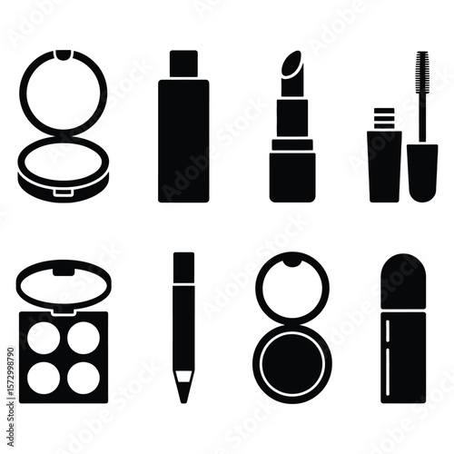 Makeup products collection cosmetic lipstick