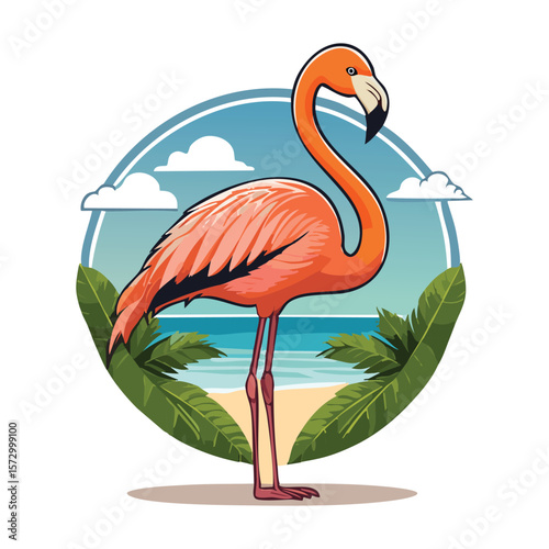 Bahamas Flamingo Charm