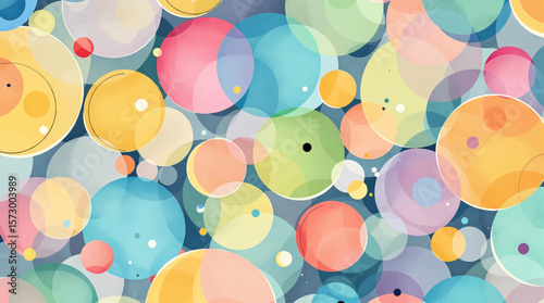 seamless background with balloons