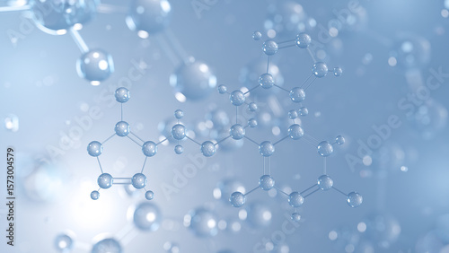 Wallpaper Mural tioconazole molecular structure 3d, antifungal structural chemical formula view from a microscope Torontodigital.ca